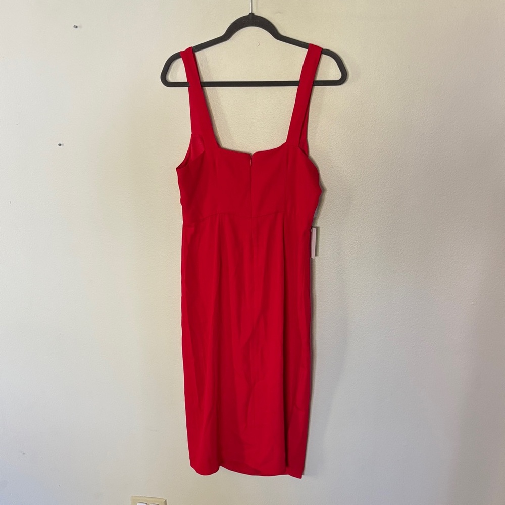 Aritzia Bold Red Midi Dress - Picture 4 of 4